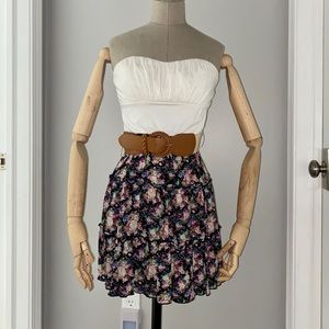 I.N. San Francisco Floral Strapless Dress